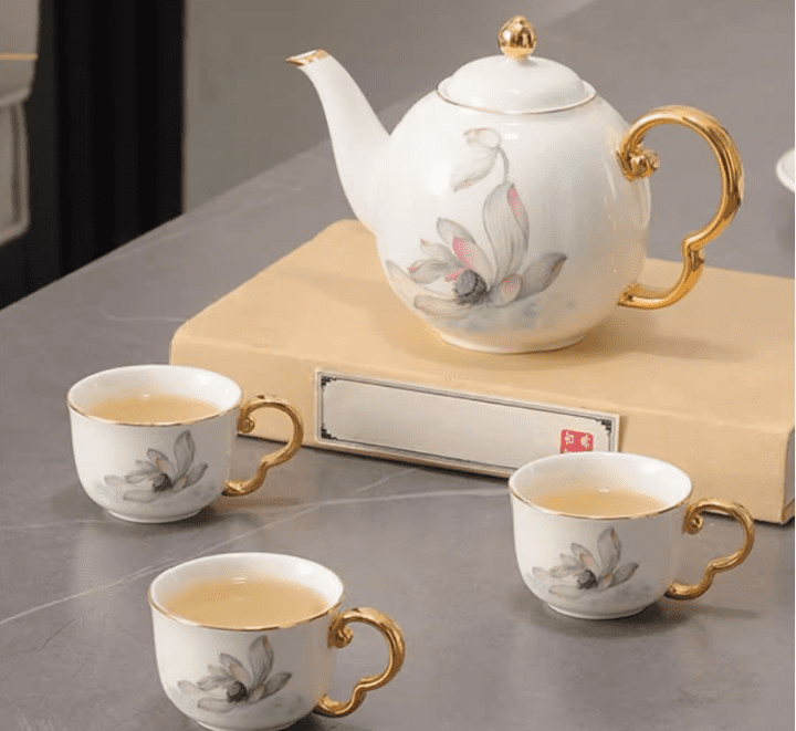 Service-à-café-japonais-luxueux-à-motif-floral-prix-Casablanca-Maroc-coucouMarket