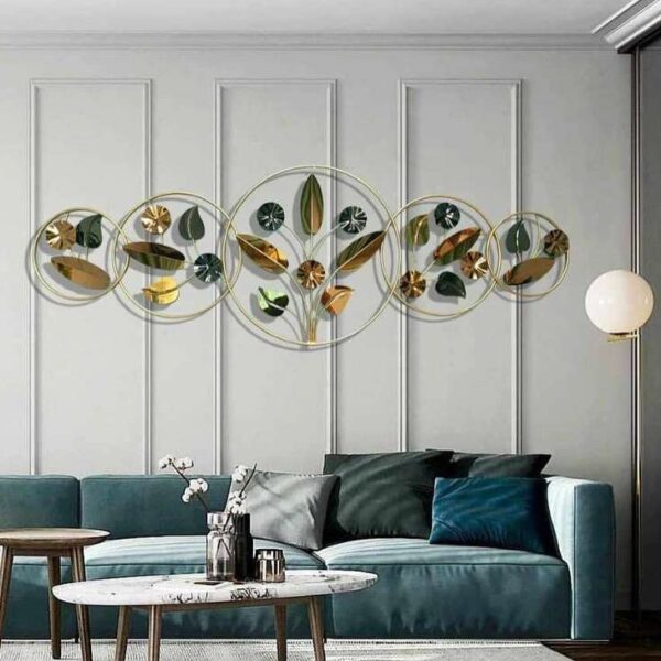 Décoration-murale-avec-Feuilles-Métalliques-Creuses-prix-Casablanca-Maroc-coucouMarket