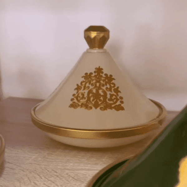 Moyen-Tajine-en-verre-beige-Motif-khmissa-PRIX-promo-casablanca-maroc-coucouMarket