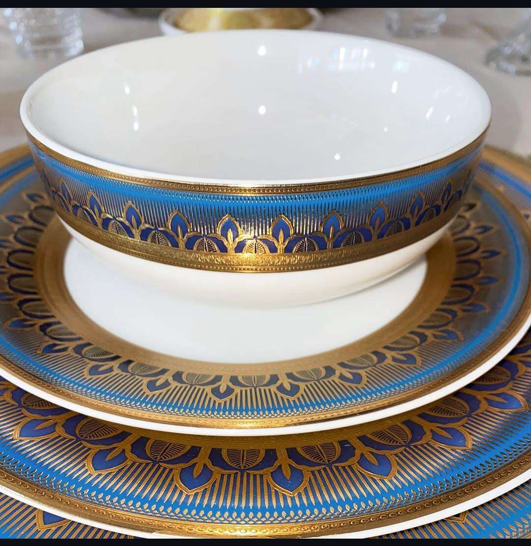 Service-de-table-27-Pièces-karosa-en-porcelaine-Bleu-PRIX-promo-casablanca-maroc-coucouMarket