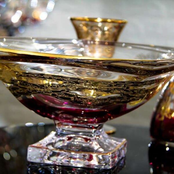 coupe-avec-pied-en-cristal-rose-et-dore-made-in-italy-prix-promo-casablanca-maroc-coucouMarket