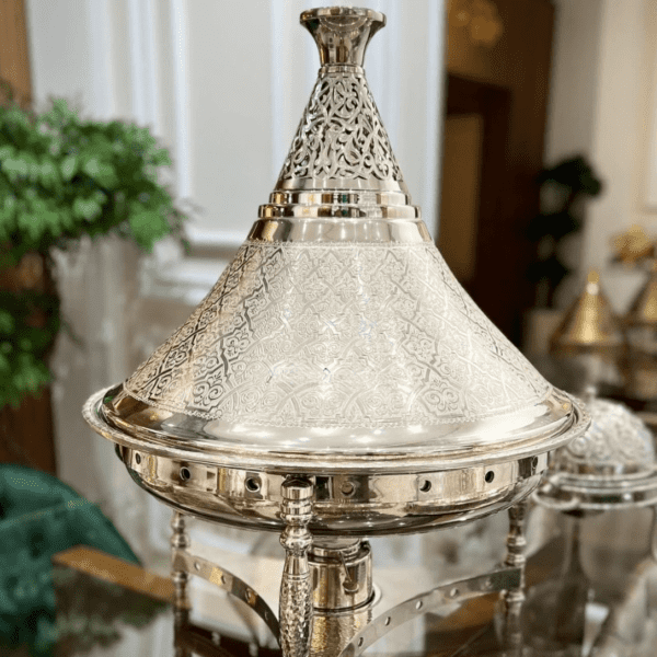 Grand-Tajine-prestige-Beldi-en-Cuivre-Argenté-prix-Casablanca-Maroc-coucouMarket
