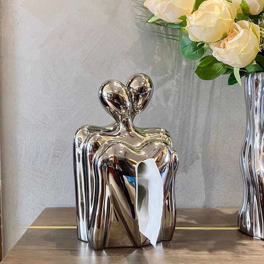 Boîte-à-Mouchoirs-Minimaliste-Inspirante-Gris-Prix-Casablanca-Maroc-coucouMarket