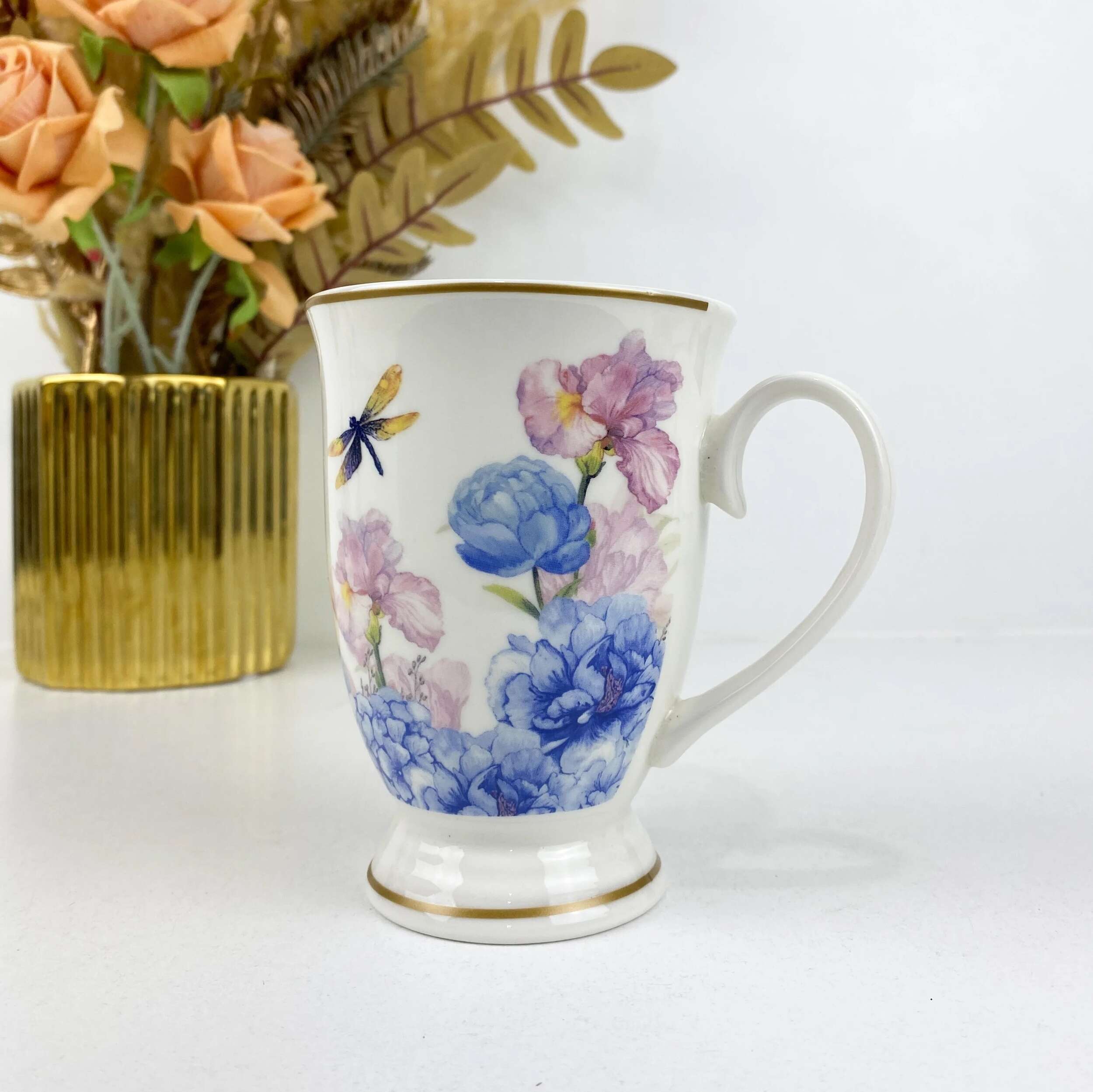 mug-en-motifs-Fleurs-et-Papillon-par-unite-par-unite-Prix-Casablanca-Maroc-coucouMarket