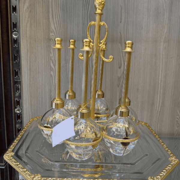 pack-mricha-en-cristal-7-pieces-dore-Prix-Casablanca-Maroc-coucouMarket