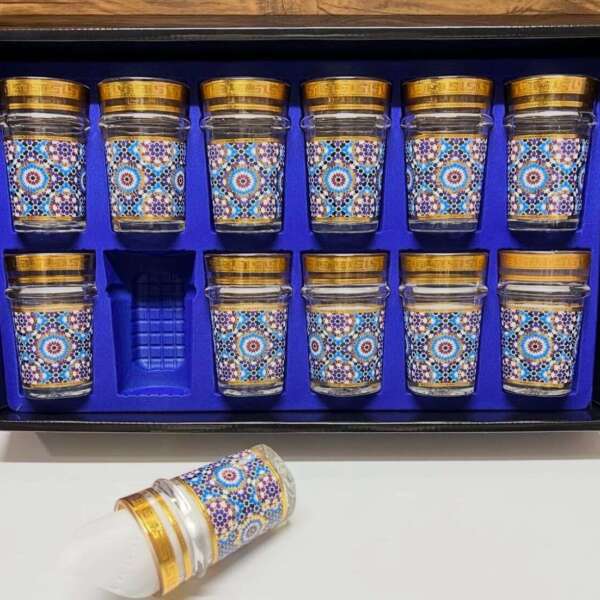 12-Verres-à-thé-traditionnels-Motif-Étoile-de-Atlas-Prix-Casablanca-Maroc-coucouMarke-Fes-Marrakech-Tanger-Rabat