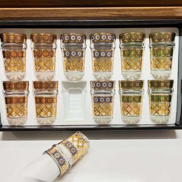 12-Verres-à-thé-traditionnels-Motif-Zalija-Prix-Casablanca-Maroc-coucouMarke