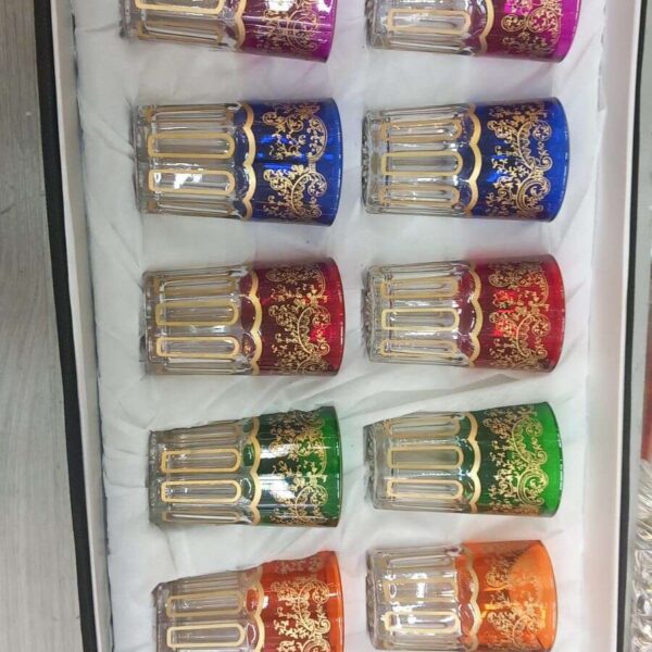 12-Verres-à-thé marocain-en-cristal-Prix-Casablanca-Maroc-coucouMarket