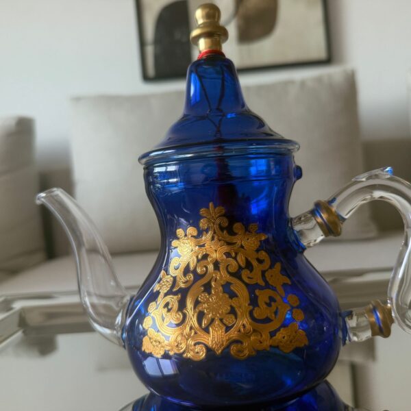 theiere-marocaine-royale-en-verre-resistante-a-la-chaleur-bleu-prix-Casablanca-Maroc-coucouMarket-Fes-Rabat