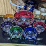 saladier-en-cristal-avec-6-bols-motif-zalija-Multi-couleurs-Prix-Casablanca-Maroc-coucouMarket