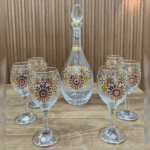 carafe-en-cristal-avec-6-verres-a-pied-motif-tourat-prix-Maroc-Casablanca-coucouMarket
