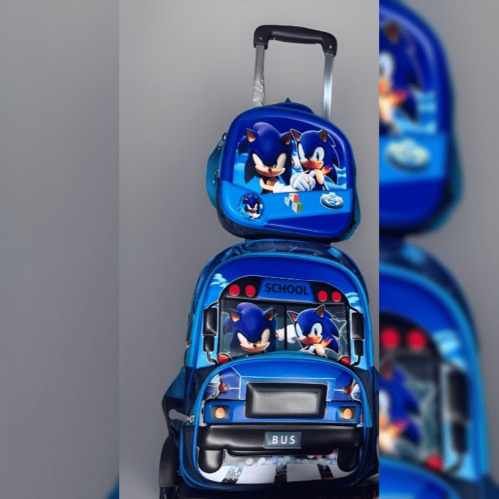 Cartable-à-roulettes-avec-Sac-à-repas- Sonic-Prix-Casablanca-Maroc-coucouMarket