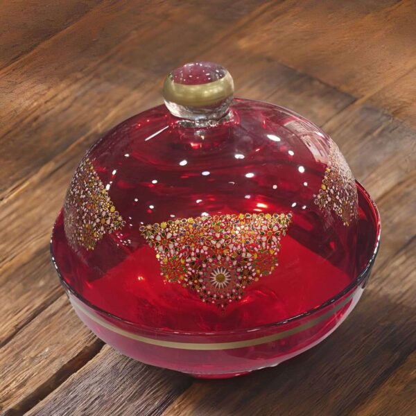 Grand-Cloche-Rouge-Motif-Zallija-prix-Maroc-Casablanca-coucouMarket