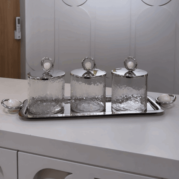 Set-de-3-Pots-de-Luxe-avec-plateau-Rose-Prestige-Émeraude-coucouMarket-Maroc-Casablanca-Rabat-Fes-prix-promo