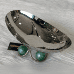 Présentoir-Plateau-Ovale-en-Inox-Vert-Prestige-Émeraude-prix-Casablanca-Maroc-coucouMarket-Fes-Rabat