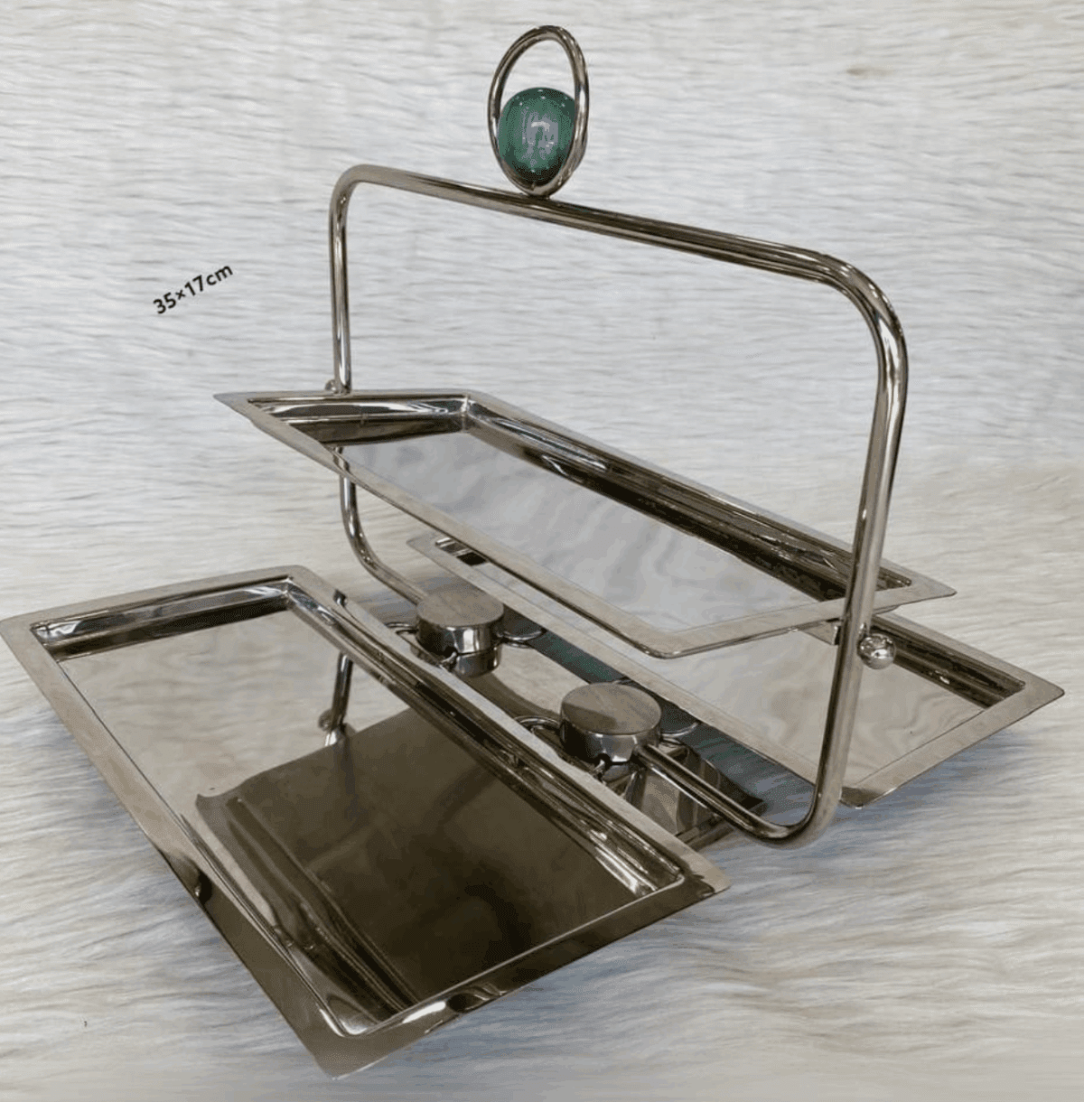 Présentoir-à-Gâteaux-3-Niveaux-en-Inox-Prix-Casablanca-Maroc-coucouMarket