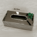 Boîte-à-Mouchoirs-Design-en-Inox-Vert-Prestige-Émeraude-coucouMarket-Maroc-Casablanca-Rabat-Fes-prix-promo