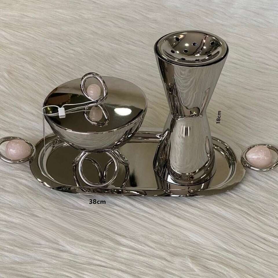 Set-Mbikhra-Luxe-de-3-Pièces-rose-Prestige-Émeraude -Inox-Prestige-Émeraude-coucouMarket-Maroc-Casablanca-Rabat-Fes-prix-promo