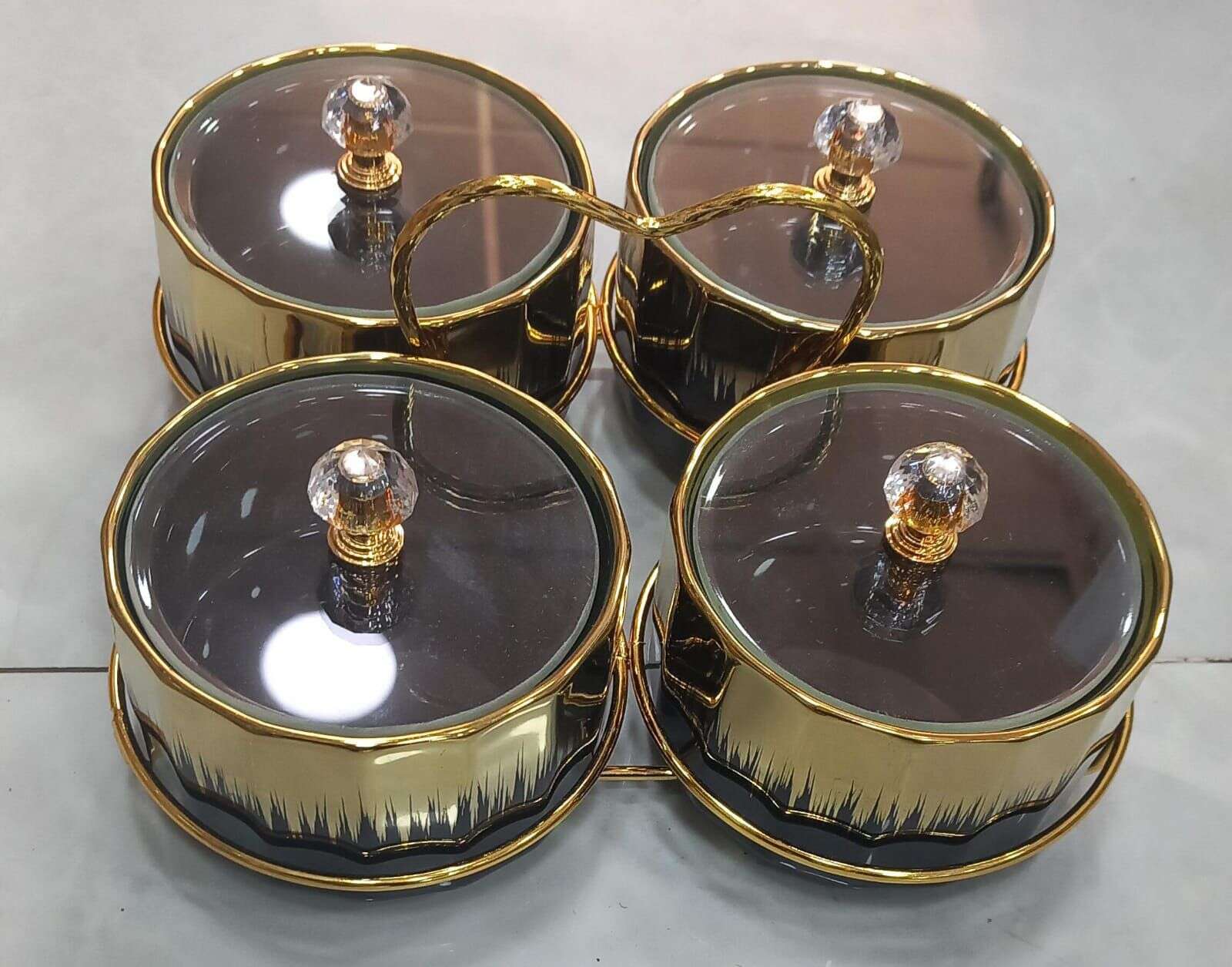 Set-de-4-Bols-en-Verre-avec-Couvercles-+-Support -prix-Casablanca-Maroc-coucouMarket