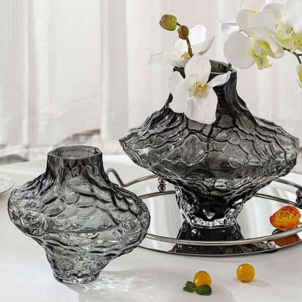 Vase-en-Verre-Transparent-prix-Casablanca-Maroc-coucouMarket