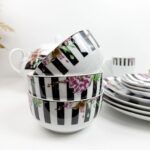 Service-de-Table-Florale-Rayée-38-Pièces-prix-Casablanca-Maroc-coucouMarket