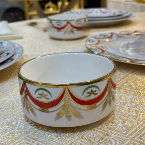 Mini-Bol-en-Porcelaine-Nejma-&-Hlal-Rouge -et-Vert-prix-Casablanca-Maroc-coucouMarket-Fes-Rabat