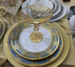 Set-de-vaisselle-royale-36-pièces-Style-Baroque-bleu-et-doré-prix-Casablanca-Maroc-coucouMarket-Fes-Rabat