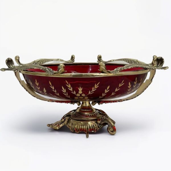 Grande-Coupe-Royale-en-Cristal-Style-Baroque-Rouge-prix-Casablanca-Maroc-coucouMarket-Fes-Rabat