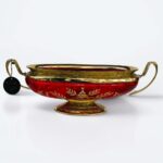 Coupe-Vasque-en-Cristal-Bronze-Style-Rococo-Rouge-prix-Casablanca-Maroc-coucouMarket-Fes-Rabat
