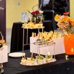 Présentoir-à-gâteaux-en-miroir-à-3-niveaux-Doré-buffet-prix-promo-Casablanca-Maroc-coucouMarket