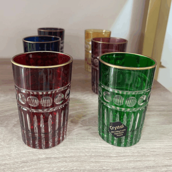 pack-de-12-verres-a-the-en-cristal-multi-couleurs-Prix-Casablanca-Maroc-coucouMarket-Multicolores-PRIX-promo-casablanca-maroc-coucouMarket-Rabat-Fes-Marrakech-Tanger