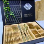 Set-de-Couverts-Dorés-Royale-de-24- Pièces-en-Acier-Inoxydable-PRIX-promo-casablanca-maroc-coucouMarket