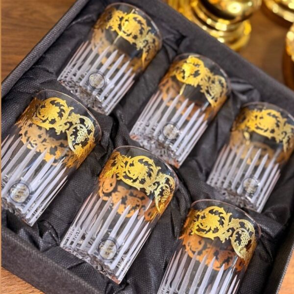 Set-de-6-Verres-à-Thé-en-Cristal-avec-Dorure-Style-OrientalSet-de-6-Verres-à-Thé-en-Cristal-avec-Dorure-Style-Oriental-PRIX-promo-casablanca-maroc-coucouMarket
