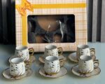 Ensemble-de-6-Tasses-à-Café-Expresso-Ornement-Doré-PRIX-promo-casablanca-maroc-coucouMarket