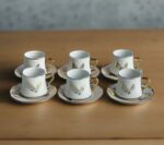 Set-de-6-Tasses à-Café-expresso-Design-Doré-Feuilles-PRIX-promo-casablanca-maroc-coucouMarket