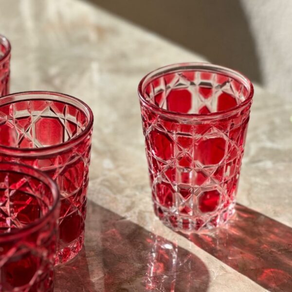 Ensemble-de-6-verres-à-eau-ou-jus-rouge-prix-Marocain-Casablanca-Maroc-coucouMarket
