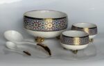 Ensemble-Soupière-&-Bols-Motif-Zellige-14-Pièces-prix-casablanca-Maroc