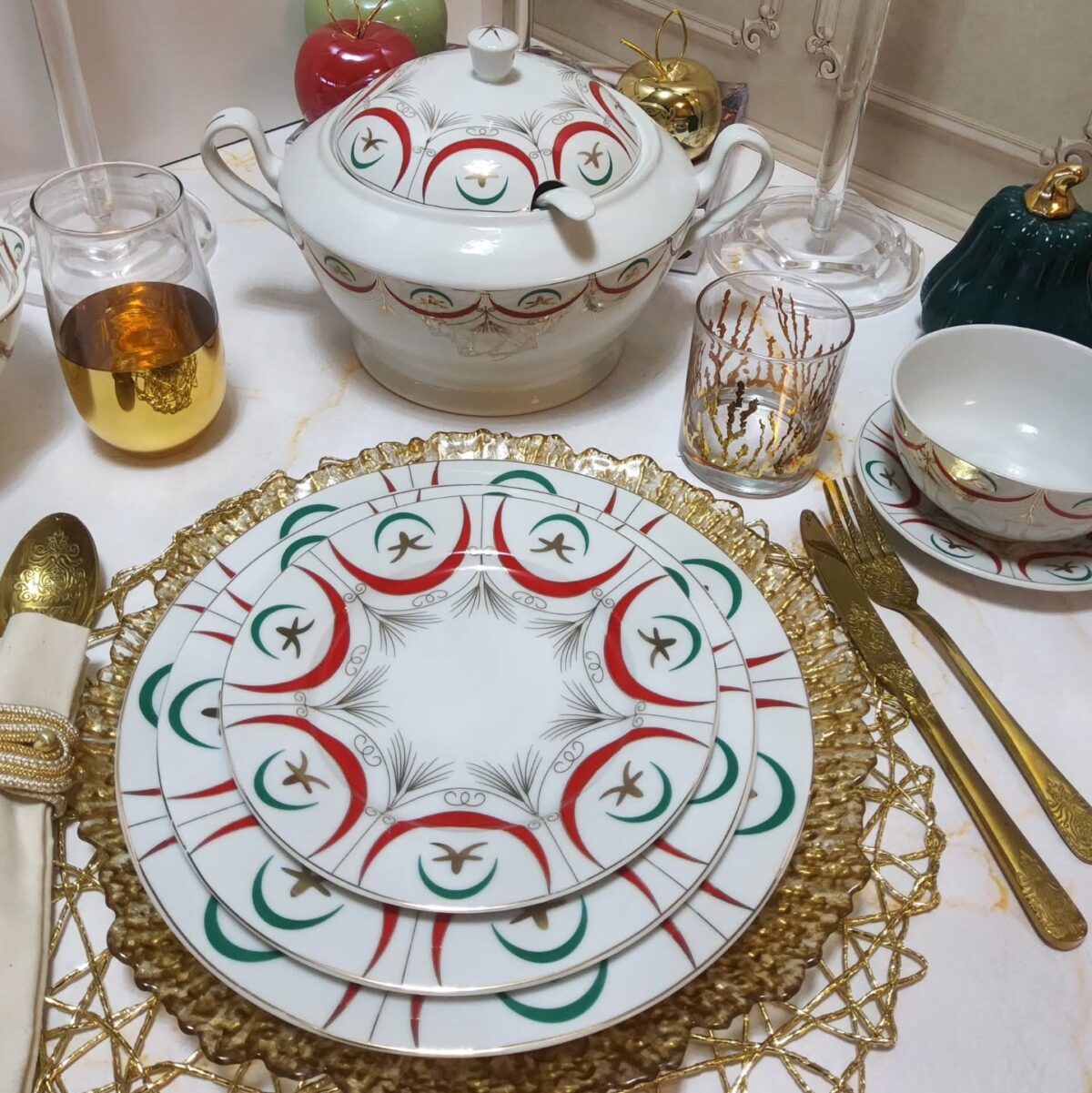 service-de-table-en-porcelaine-Nejma-o-Hlal-64-pieces-prix-Casablanca-Maroc-coucouMarket-Fes-Rabat-Marrakech