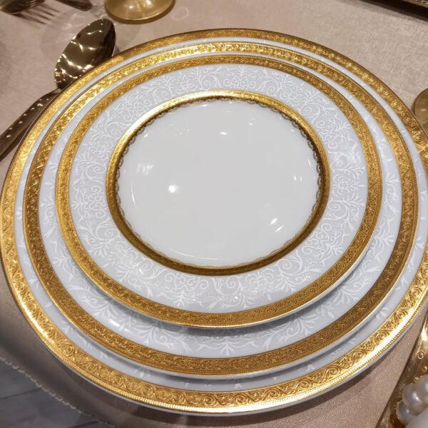 Service-d’Assiettes-de-Luxe-36-Pièces-Odessa-Gold-PRIX-promo-casablanca-maroc-coucouMarket-Rabat-Fes-Marrakech-Tanger