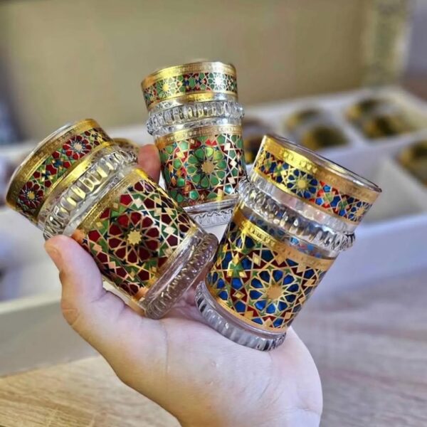 12-Verres-à-thé-traditionnels-Motif-Éclat-Andalousie-prix-Casablanca-Maroc-coucouMarket-Fes-Rabat-Marrakech
