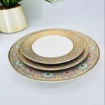 Service-de-Table-Mosaïque-20-Pièces-Finition-Dorée-Prestige-PRIX-promo-casablanca-maroc-coucouMarket-Rabat-Fes-Marrakech-Tanger