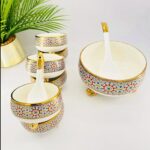 Ensemble-Soupière-&-Bols-Motif-Zellige-14-Pièces-prix-casablanca-Maroc