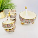 Ensemble-Soupière-&-Bols-Motif-Zellige-14-Pièces-prix-casablanca-Maroc