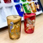 12-verres-a-the-birds-en-cristal-multi-couleurs-prix-Casablanca-Maroc-coucouMarket