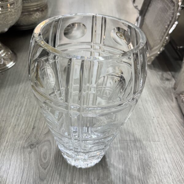 Vase-en-Cristal-Clair-Géométrique-Pureté-Cristalline-PRIX-promo-casablanca-maroc-coucouMarket-Rabat-Fes-Marrakech-Tanger