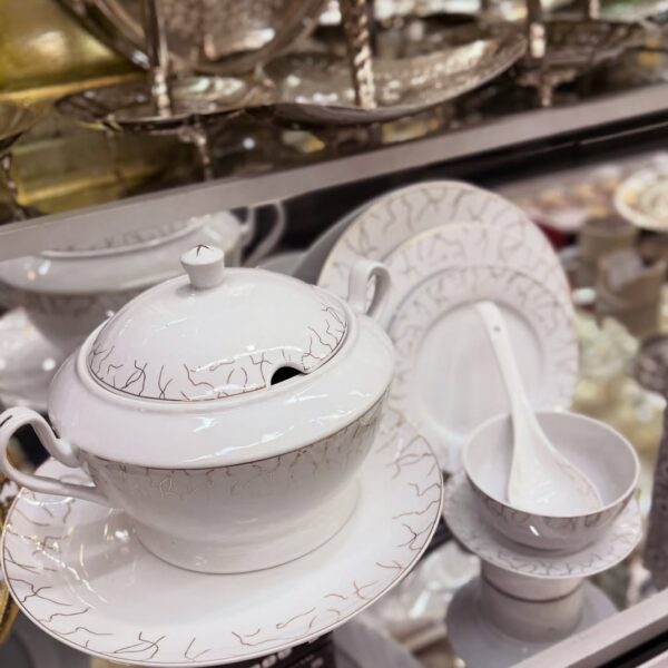 Service-de-Table-en-Porcelaine-64-Pièces-Motif-Marbré-Chic-PRIX-promo-casablanca-maroc-coucouMarket-Rabat-Fes-Marrakech-Tanger