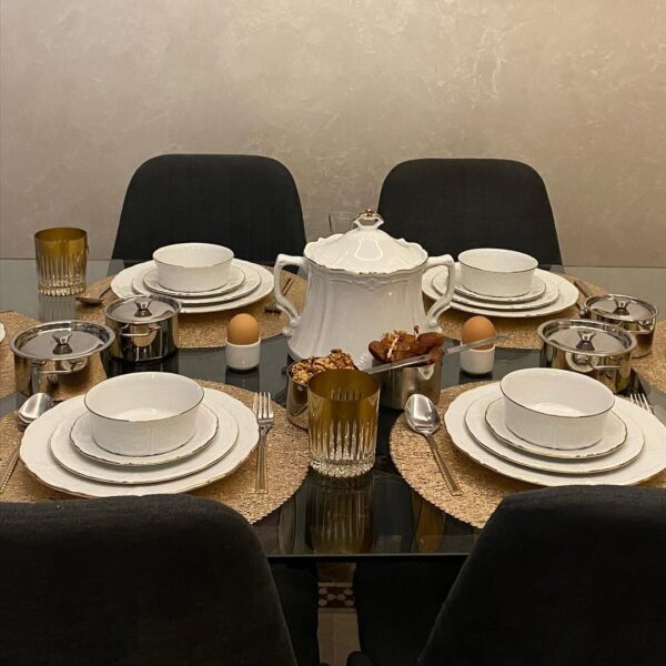 Service-de-Table-Festonné-en-Gold-74-Pièces-PRIX-promo-casablanca-maroc-coucouMarket-Rabat-Fes-Marrakech-Tanger
