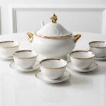Service-de-Table-Chic-15-Pièces-Élancia-Blanc-&-Doré-prix-Casablanca-Maroc-coucouMarket-Fes-Rabat-Marrakech