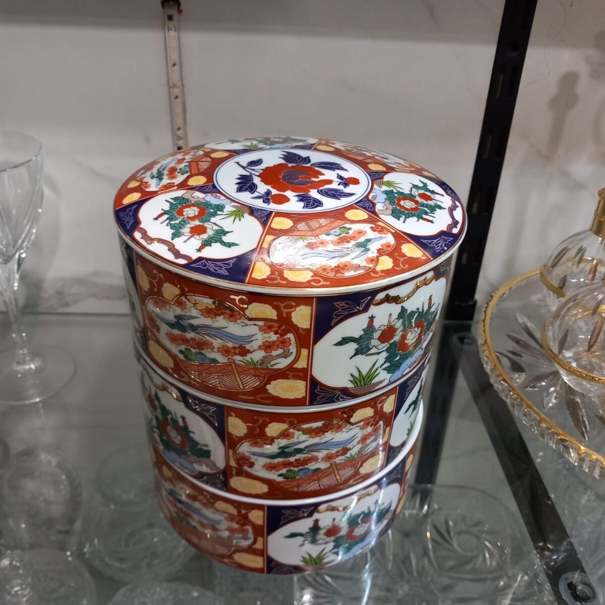 Grande-Bonbonnière-TAOUS-3-Niveaux-Motif-Floral-Khabia-PRIX-promo-casablanca-maroc-coucouMarket-Rabat-Fes-Marrakech-Tanger