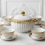 Ensemble-de-15-Pièces-Oriva-Élégant-Blanc-&-Or-prix-Casablanca-Maroc-coucouMarket-Fes-Rabat-Marrakech